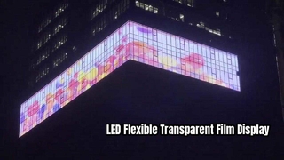 จอแสดงผล LED ฟิล์มคริสตัลยืดหยุ่นโปร่งใส | AlisenLED